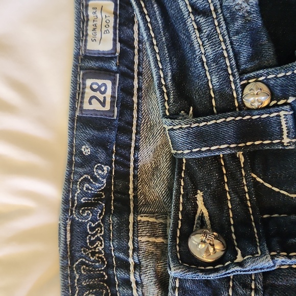 Miss Me Dark Blue Bootcut Jeans - Picture 5 of 7